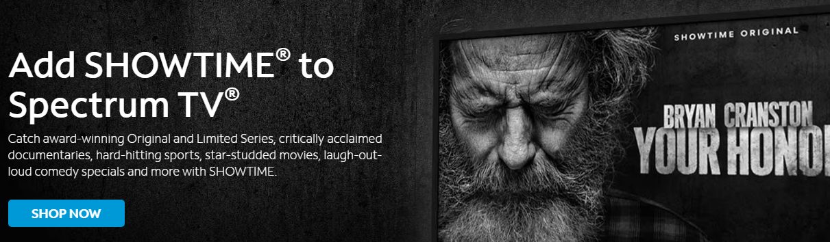 Showtime on spectrum