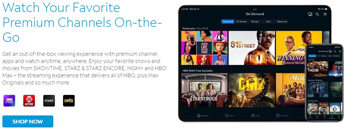 Spectrum Premium channel Addons