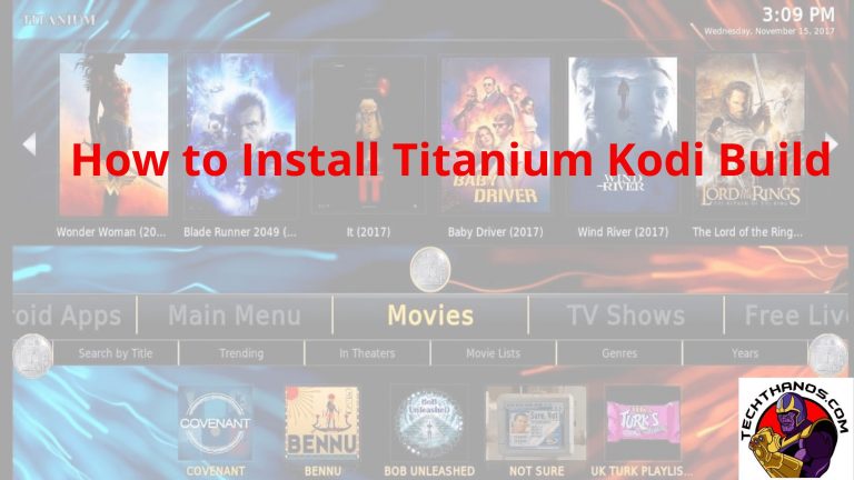 Install Titanium Kodi Build