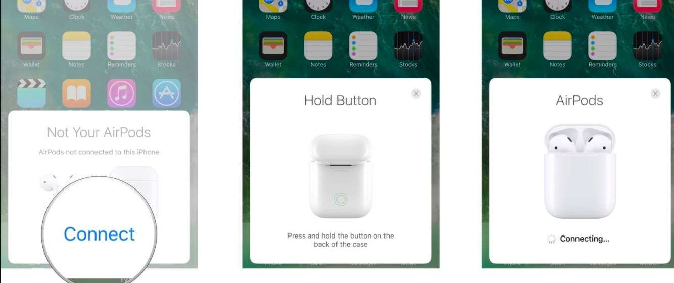 Connect your case to your phone