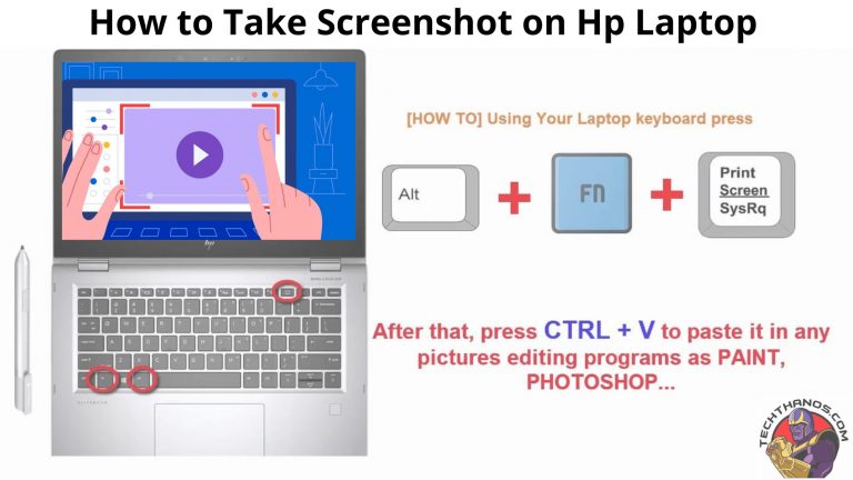Take Screenshot on Hp Laptop