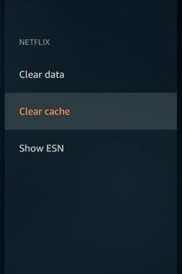 clear cache on firestick