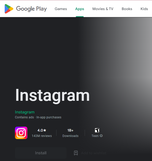 Instagram on Roku