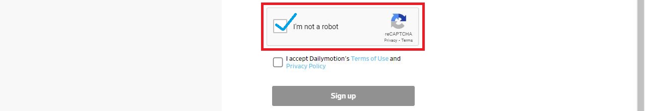 Complete I'm not Robot on Dailymotion