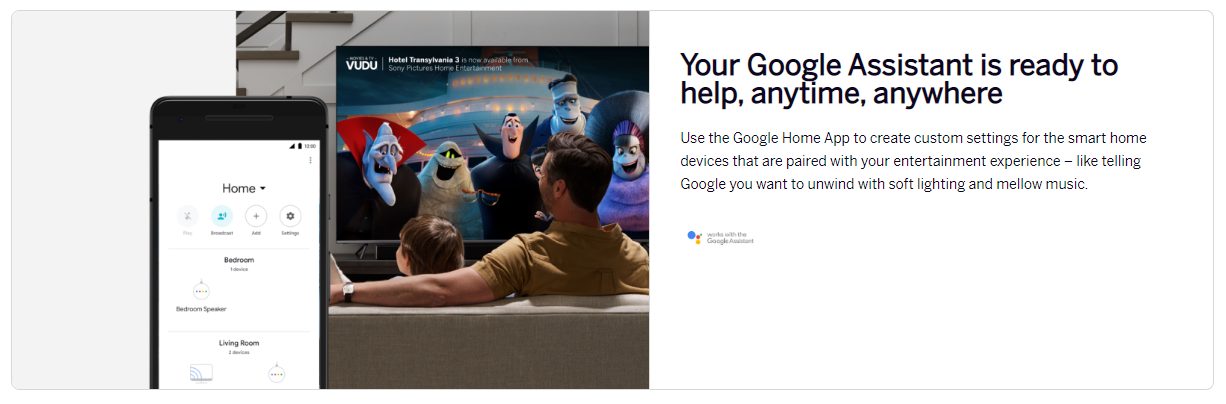 Google Home on VIZIO TV
