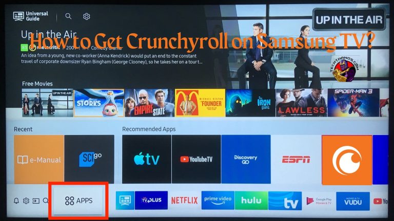 How to Get Crunchyroll on Samsung TV?