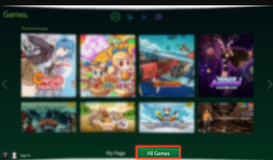 Games on Samsung Smart TV