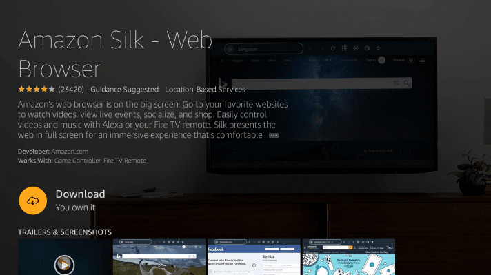 silk browser firestick