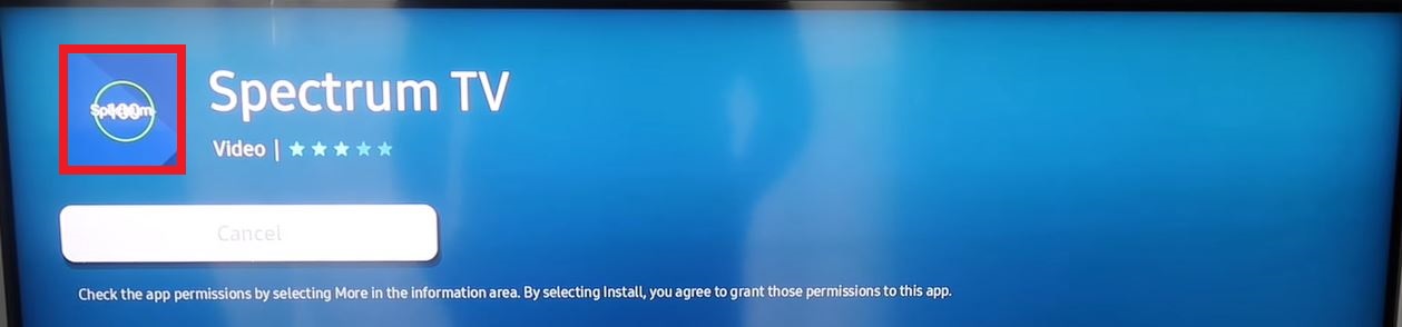 Spectrum TV App Installing on Samsung Smart TV