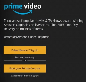 amazon video sign in-min