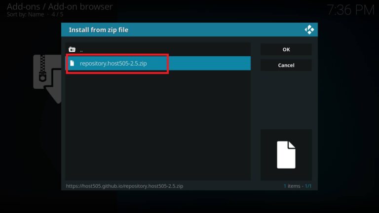 Click-repository-
