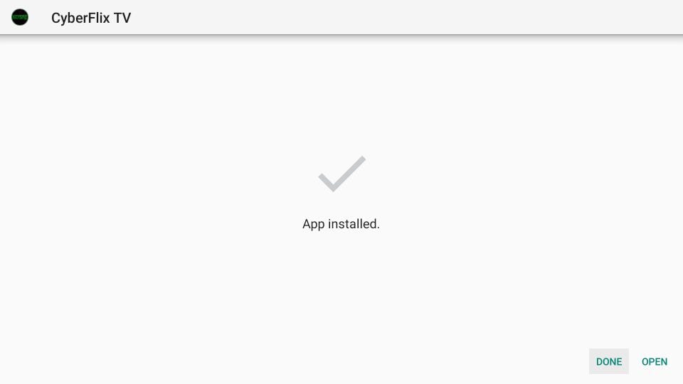 cyber flix es click done