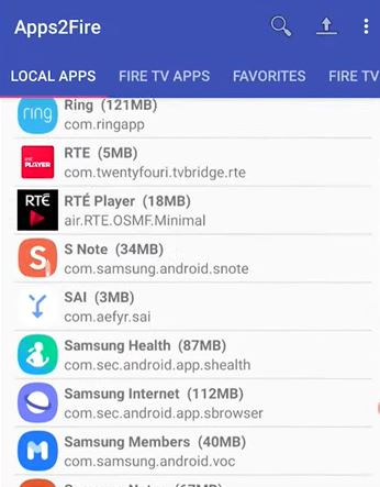 Local Apps on Apps2Fire