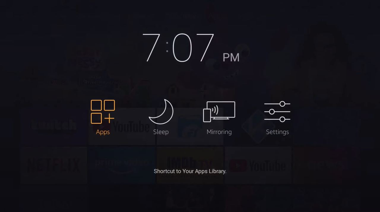 long press homr page