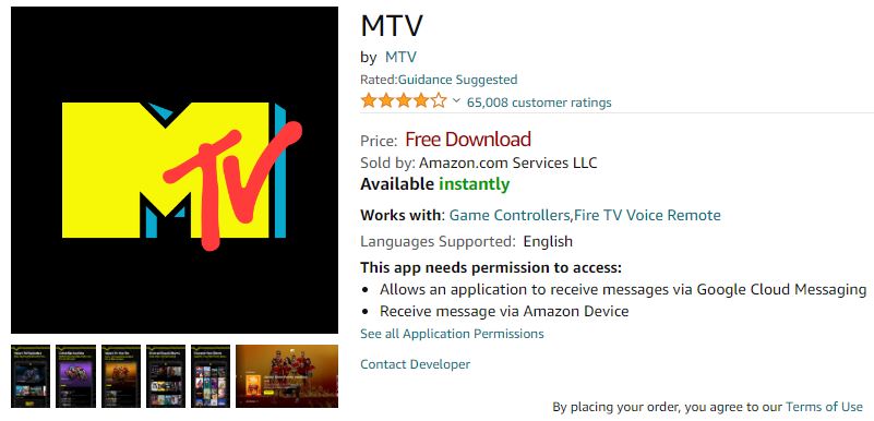 MTV on Firestick