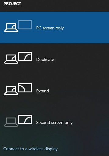 connect to wireless display