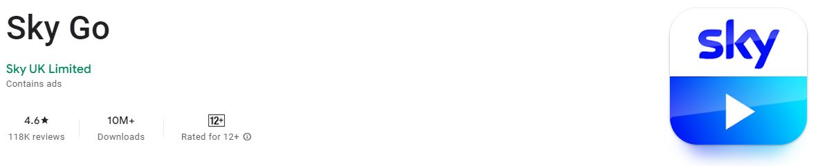 Sky Go on Google TV