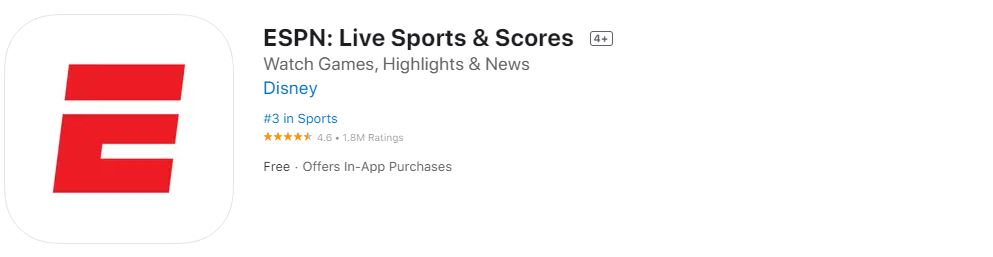 ESPN on App Store