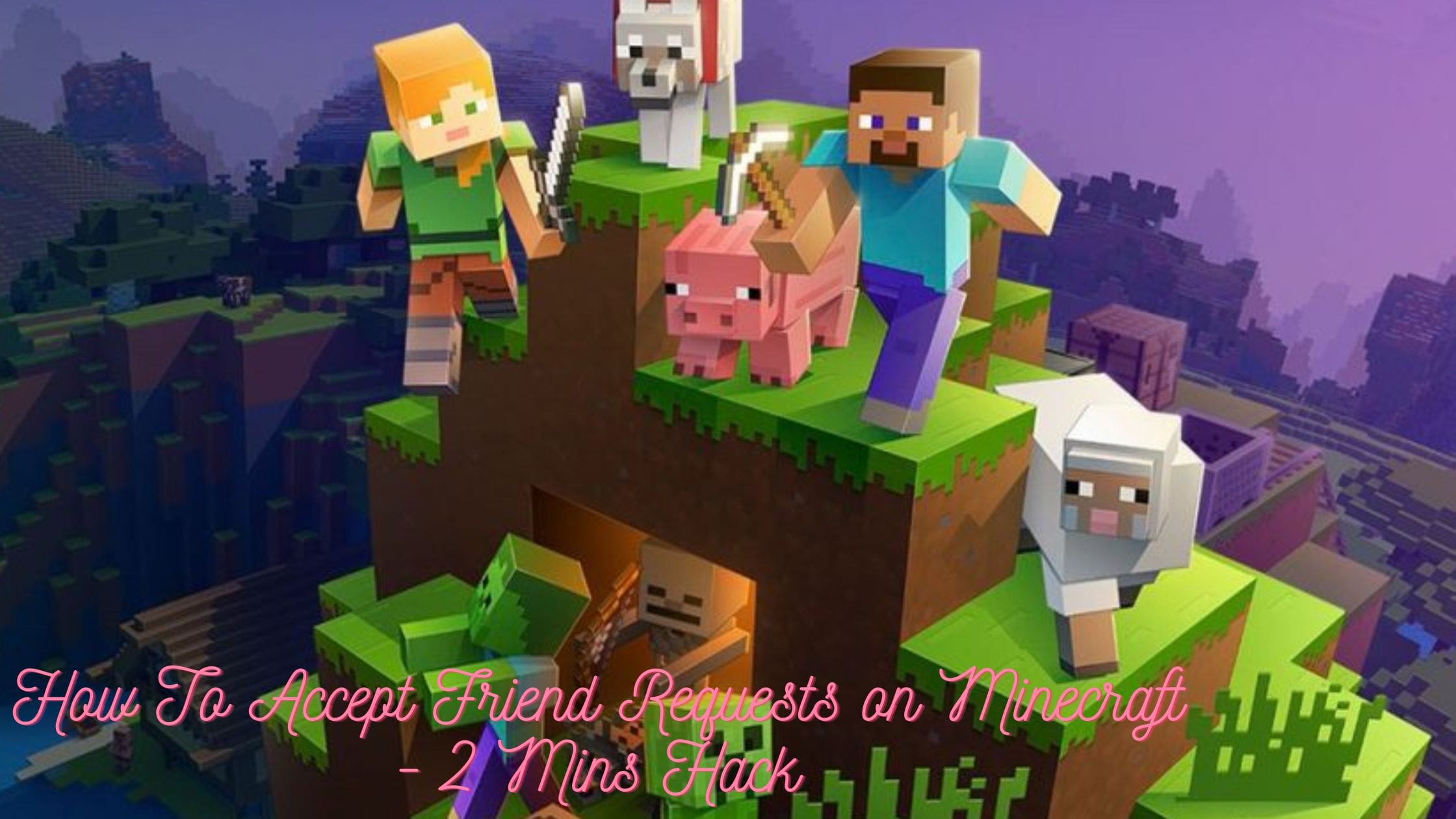 how to accept friend request on minecraft