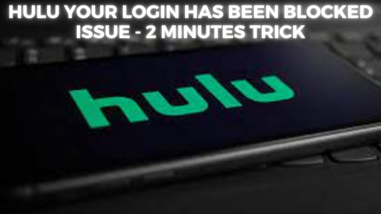hulu your login has been blocked