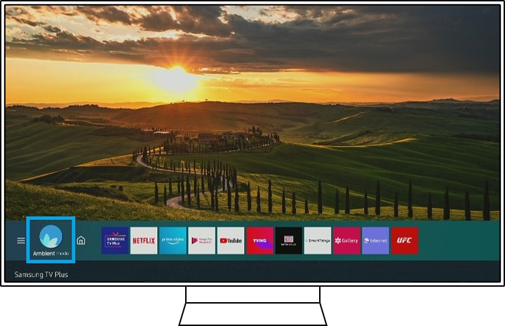 samsung tv ambient mode