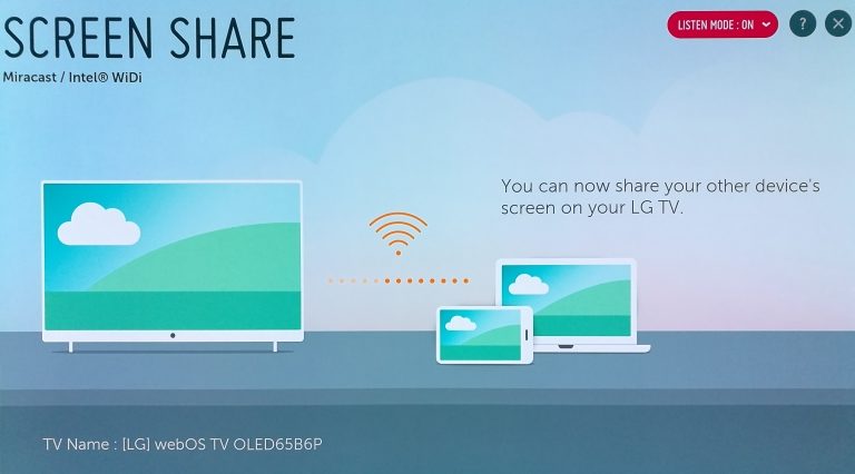 screen share on lg tv
