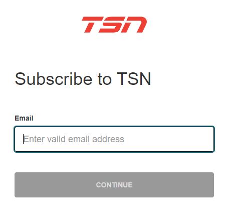 sign up tsn