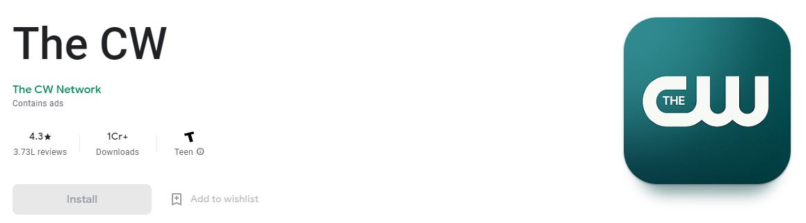 the cw on google play store