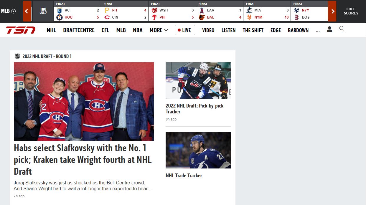 tsn official website