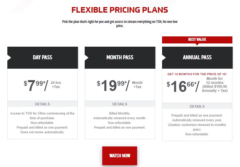 tsn plans