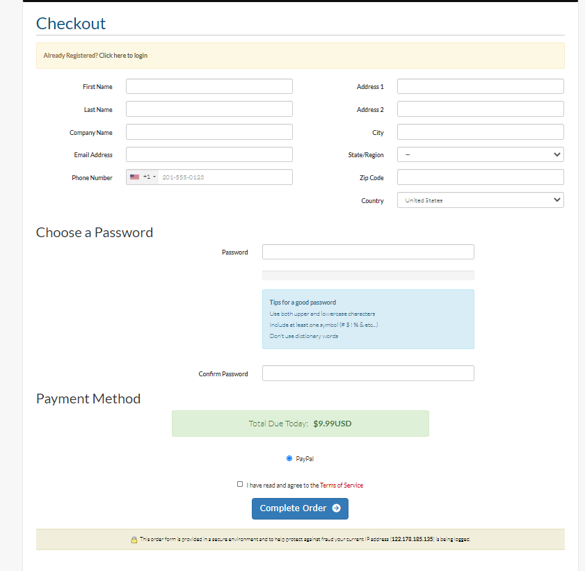 Complete Order on Venom Hosting