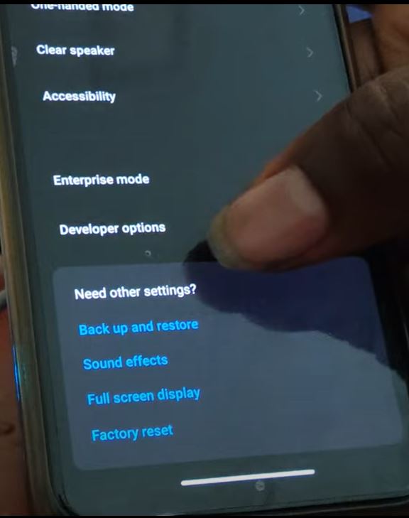 Developer Option on Android