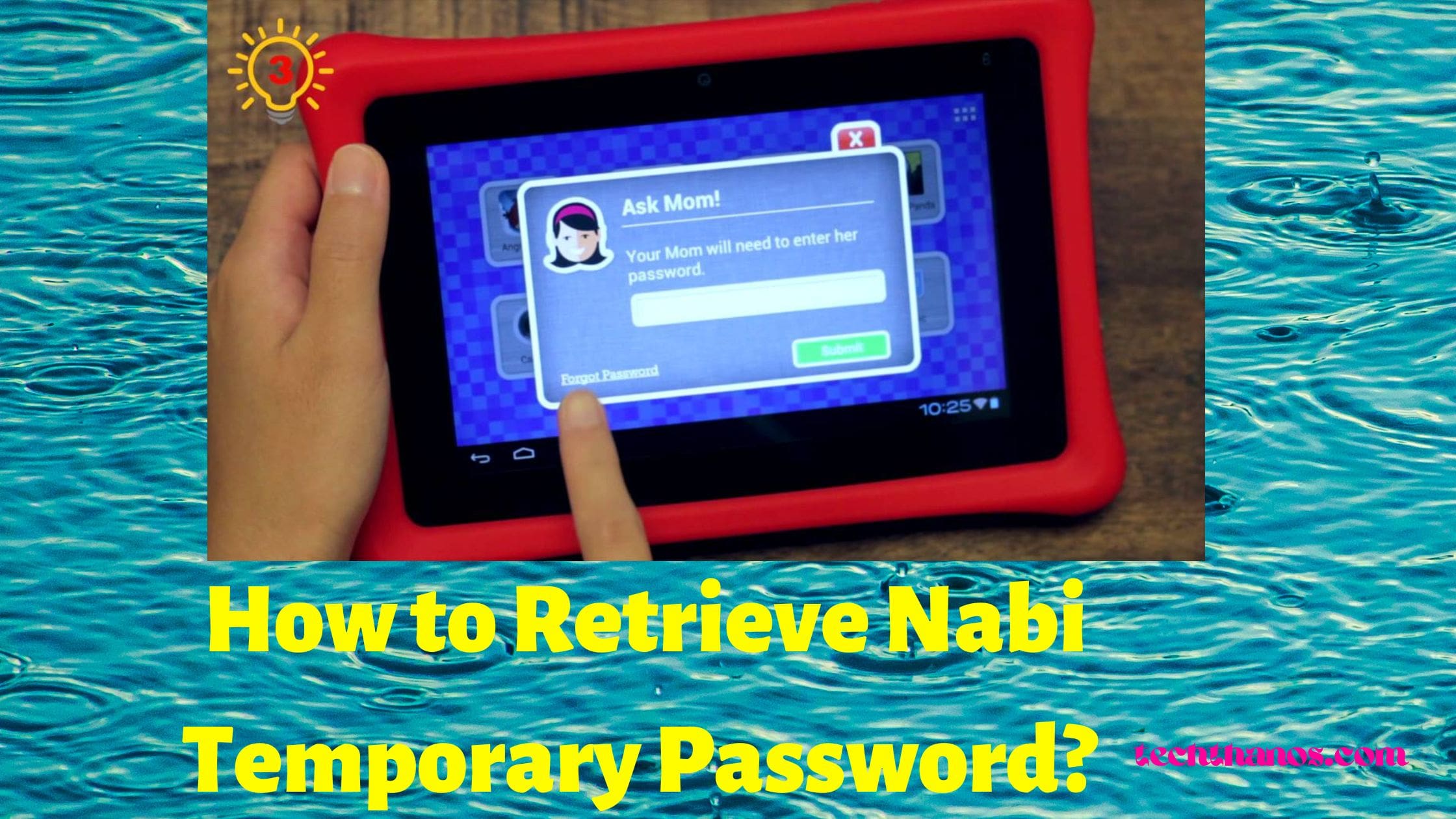 How to Retrieve Nabi's Temporary Password?