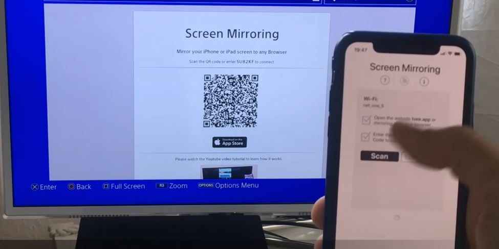 Click on Scan option