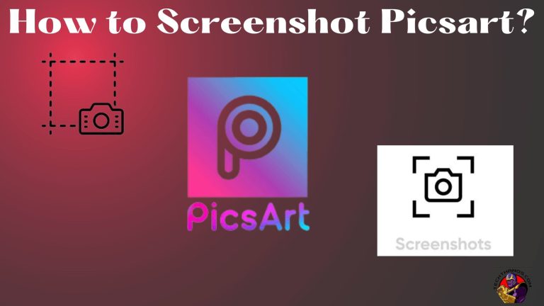 How to Screenshot Picsart?