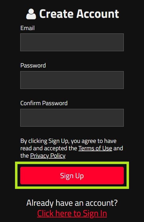 Create Account on Blaze TV