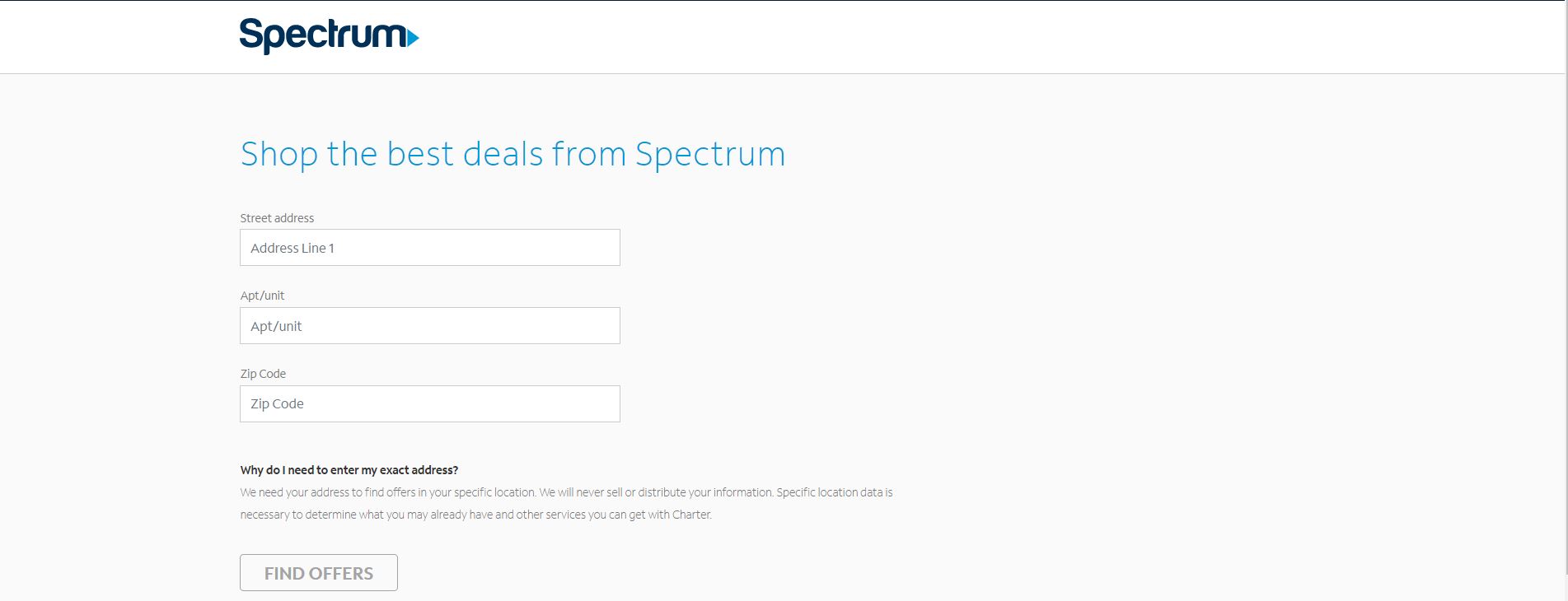 Find Offer on Spectrum