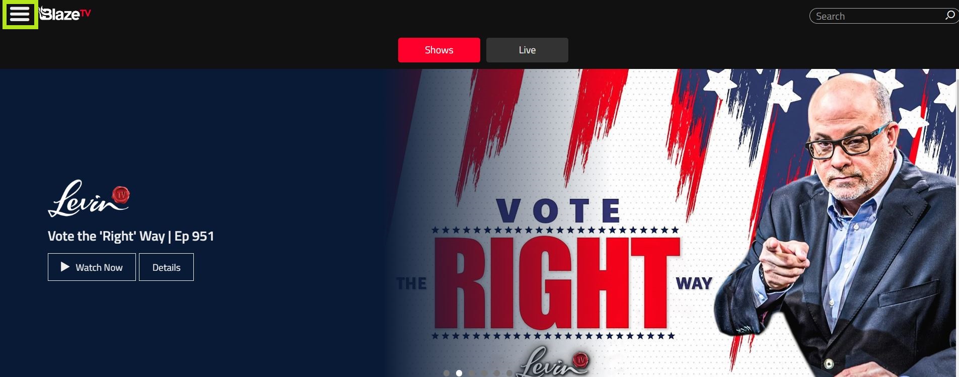 Three Dot on Blaze TV