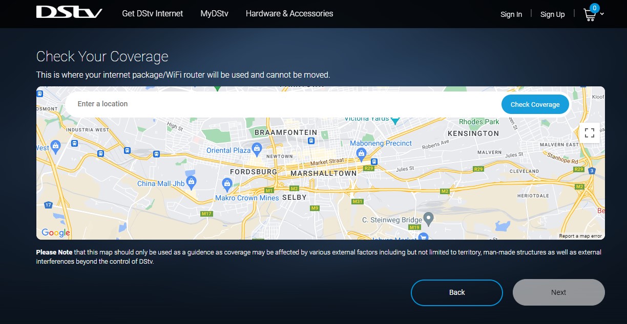 DStv channel availability