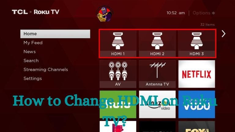 How to Change HDMI on Roku TV?