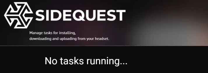 No tasks running