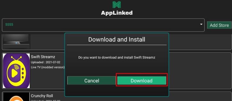 Select Download and Install