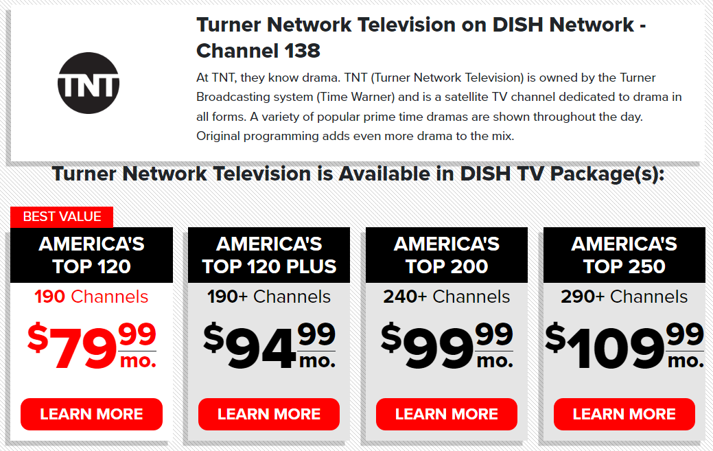 TNT on DISH