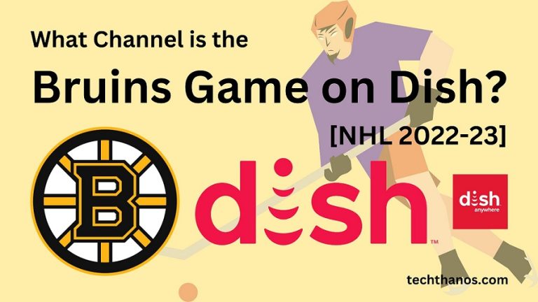 What Channel is the Bruins Game on Dish [NHL 2022-23]