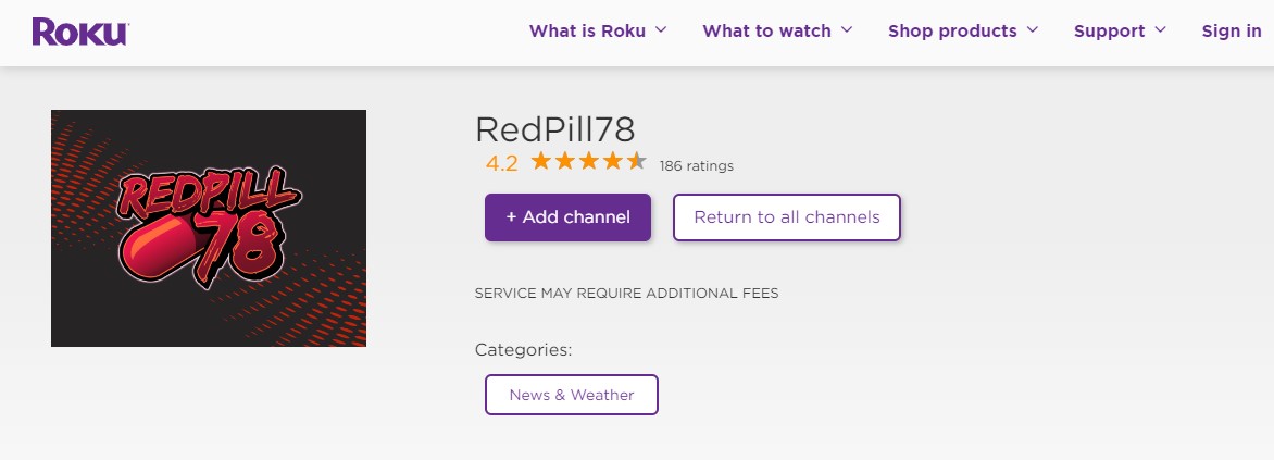 redpill on Roku
