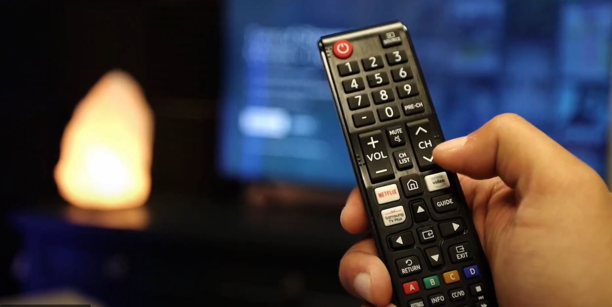 Click Home Button on Samsung TV Remote