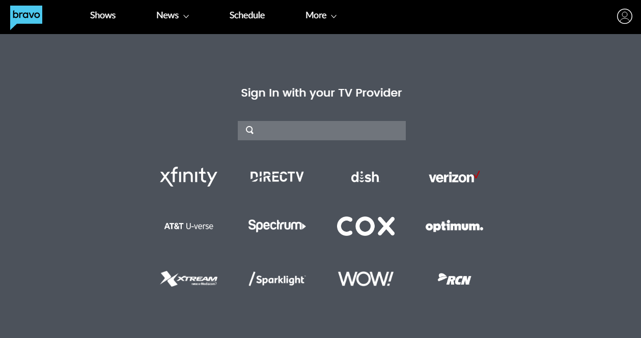 Link TV Provider on Bravo