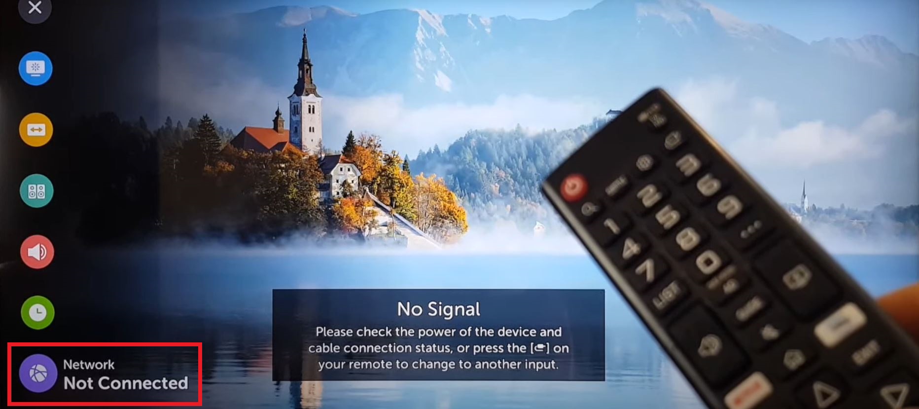 Network on LG Smart TV
