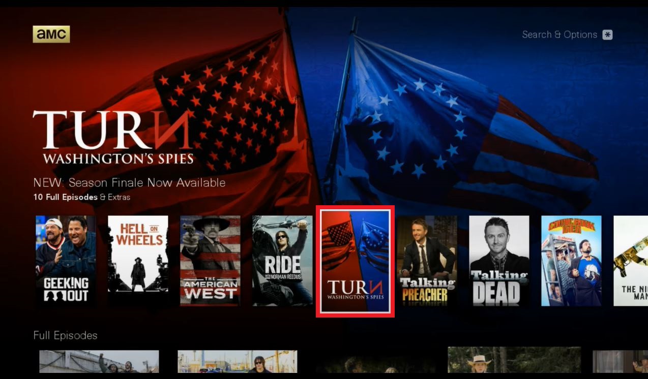 Select Content on AMC