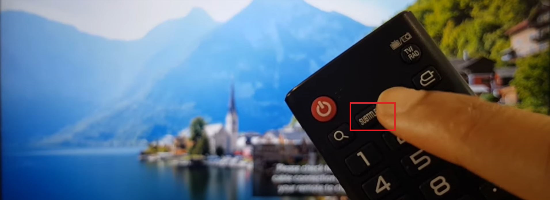 Subtitle Button on LG Smart TV Remote